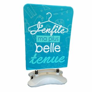 Stop-trottoir en tissu imprimé